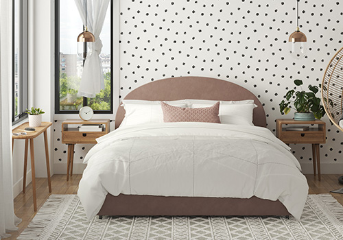 Design Awards Winner - 1Milk2Sugars - Mr. Kate Moon Upholstered Bed