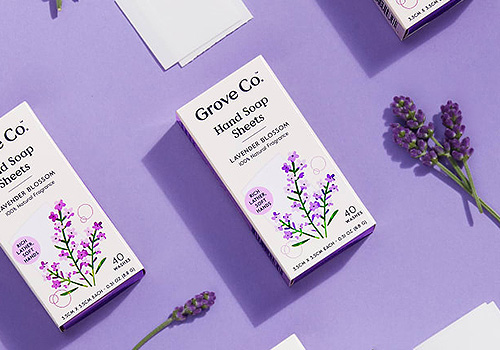 Design Awards Winner - Jennifer Bett Communication - Grove  Co. Hand Soap Sheets
