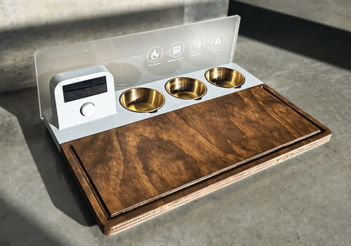 Design Awards Winner - Georgia Institute of Technology - Mise - The kitchen light that turns sound into sight.