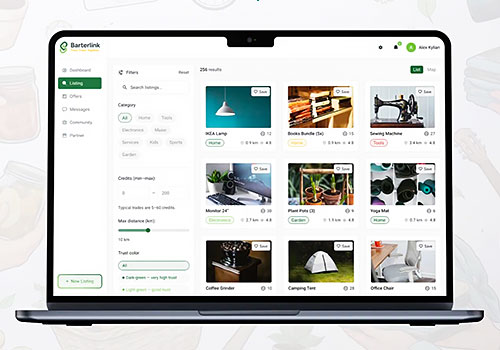 Design Awards Winner - ORANGE CIRCLE PTE. LTD. - BarterLink - Community Based Marketplace