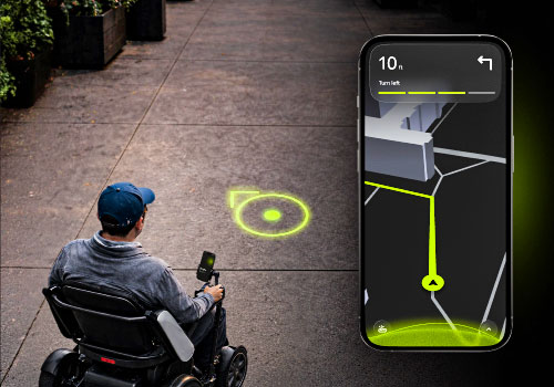Design Awards Winner - Independent designers - Wayix: AI-powered navigation system for wheelchair users