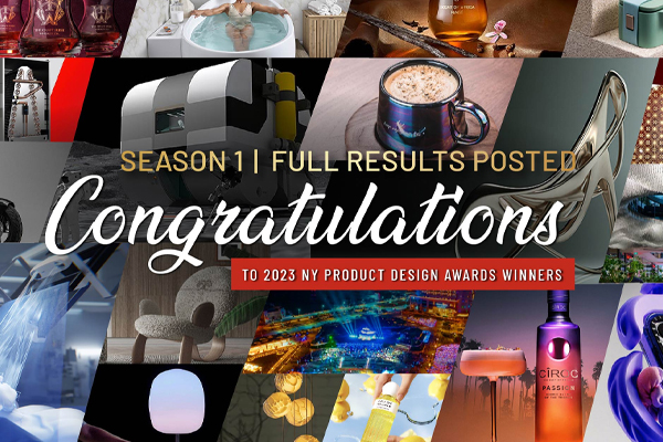 NY Product Design Awards News - 2023 NY Product Design Awards S1 Full Results Announced
