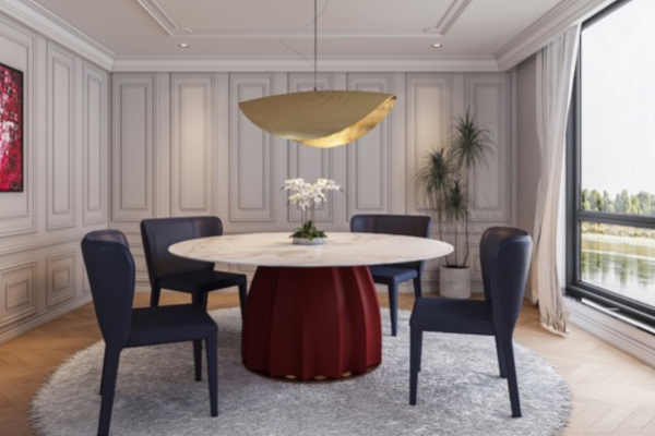 NY Product Design Awards News - Edoardo Petri Architect for Airnova Wins Silver with Luxurious Marilyn Table