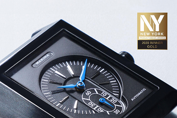 NY Product Design Awards News - Makina Watches’s Andras_I model just received a Gold Award!