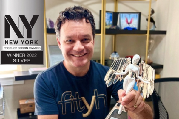 NY Product Design Awards News - Carlos Duarte Wins Silver Medal for Inventive Backpack Stroller