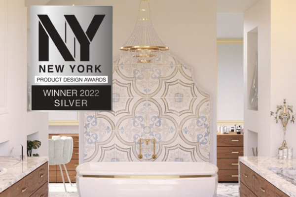 NY Product Design Awards News - Hydro Systems Wins Silver Medal for Niantic Freestanding Bathub!